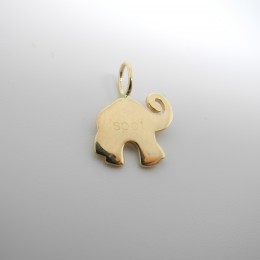 spot elephant yellow gold engraving